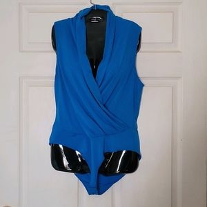 Blue bodysuit  size L